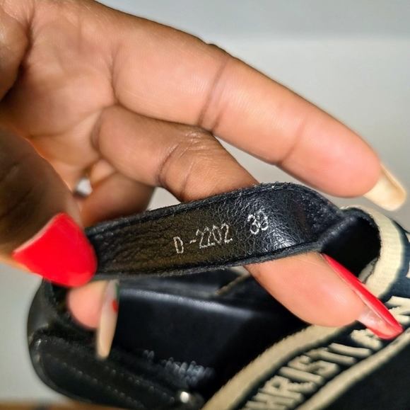 Dior Kids Sandals Size 30 Oblique Monogram Toddler Girls Luxury Shoes - Picture 6 of 14